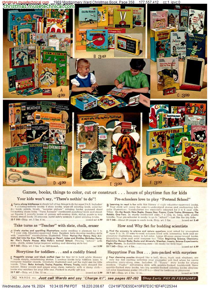 1969 Montgomery Ward Christmas Book, Page 358