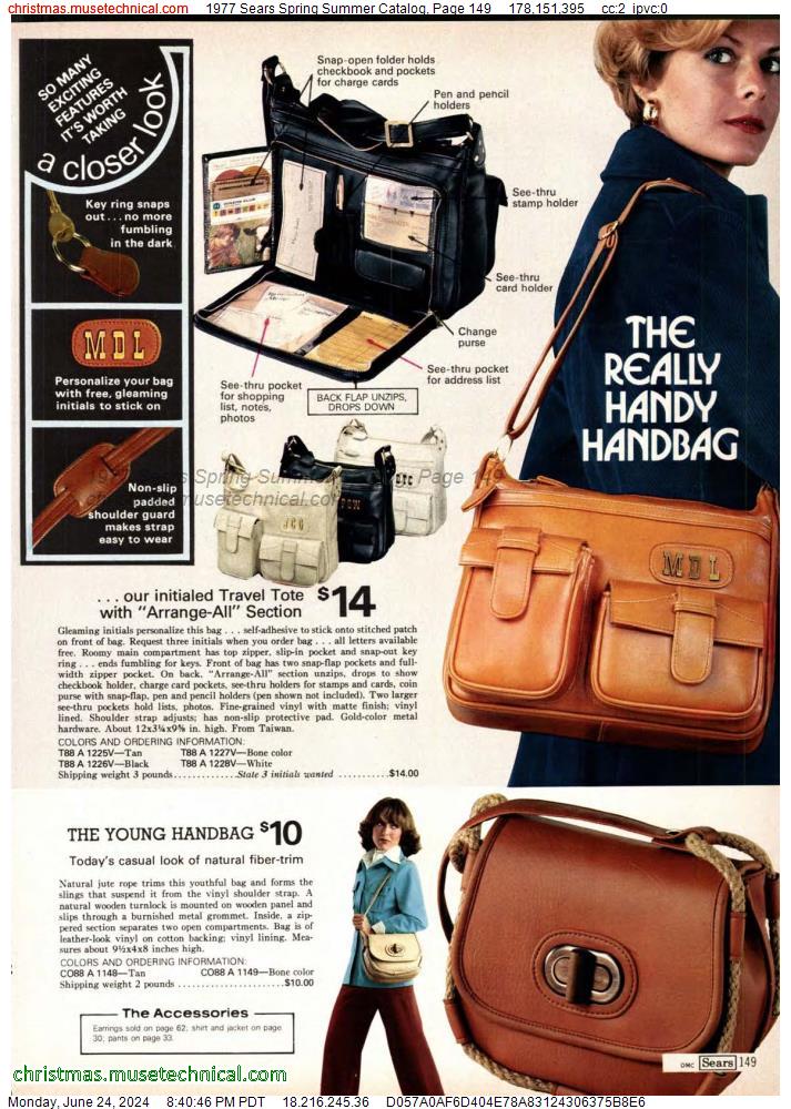 1977 Sears Spring Summer Catalog, Page 149