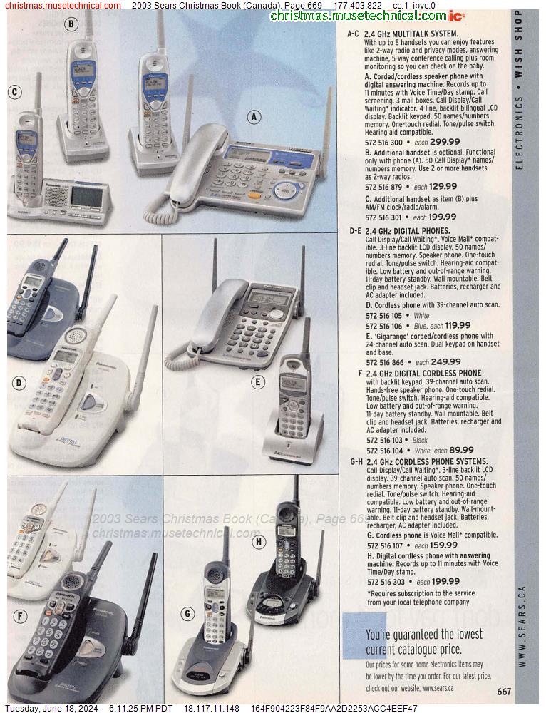 2003 Sears Christmas Book (Canada), Page 669