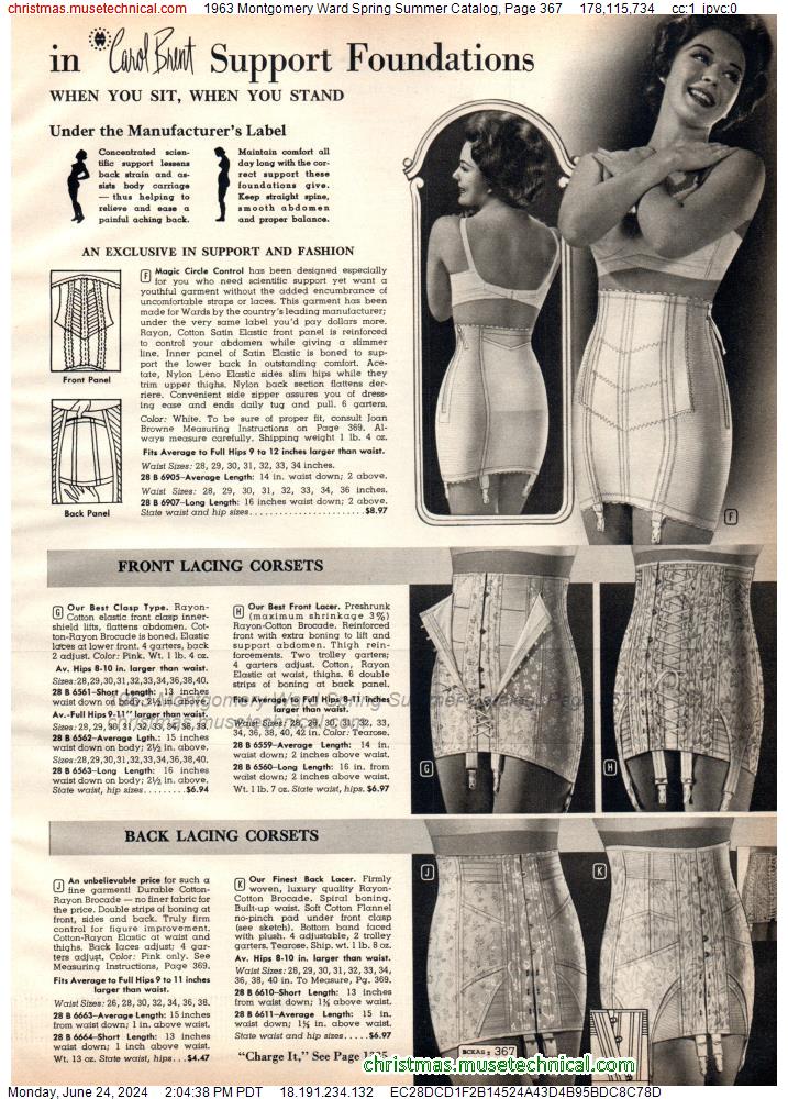 1963 Montgomery Ward Spring Summer Catalog, Page 367