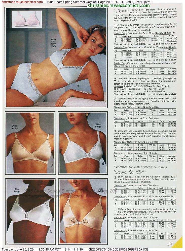 1985 Sears Spring Summer Catalog, Page 200