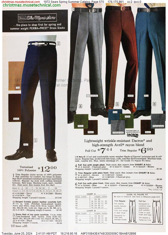 1972 Sears Spring Summer Catalog, Page 570
