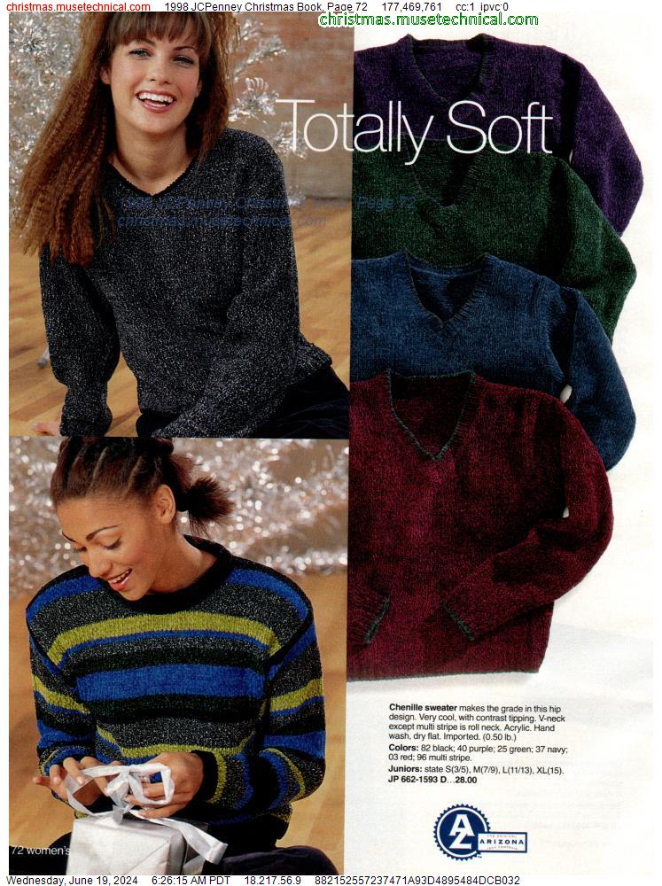1998 JCPenney Christmas Book, Page 72