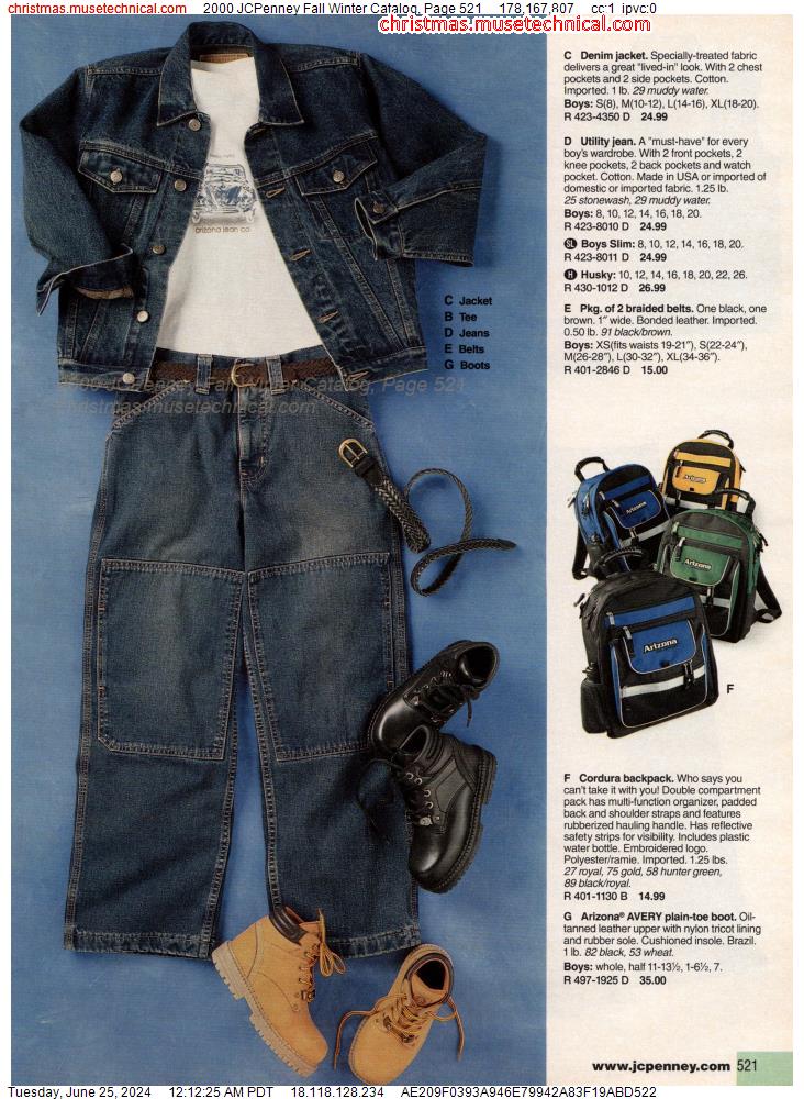 2000 JCPenney Fall Winter Catalog, Page 521