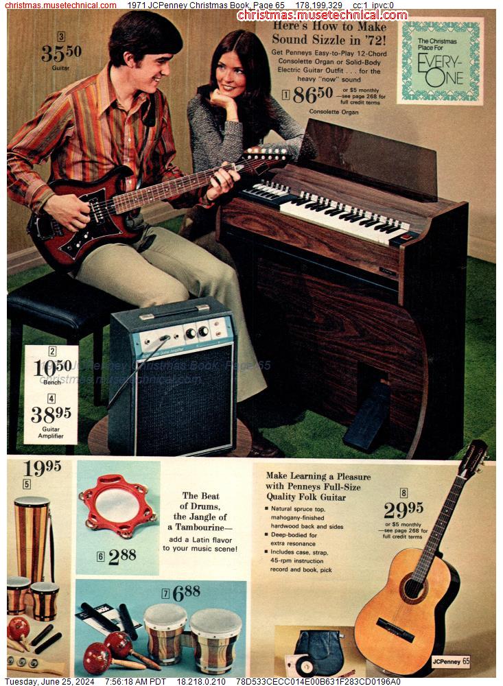 1971 JCPenney Christmas Book, Page 65