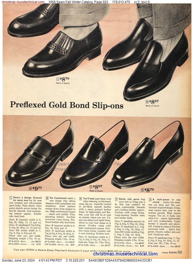 1958 Sears Fall Winter Catalog, Page 553