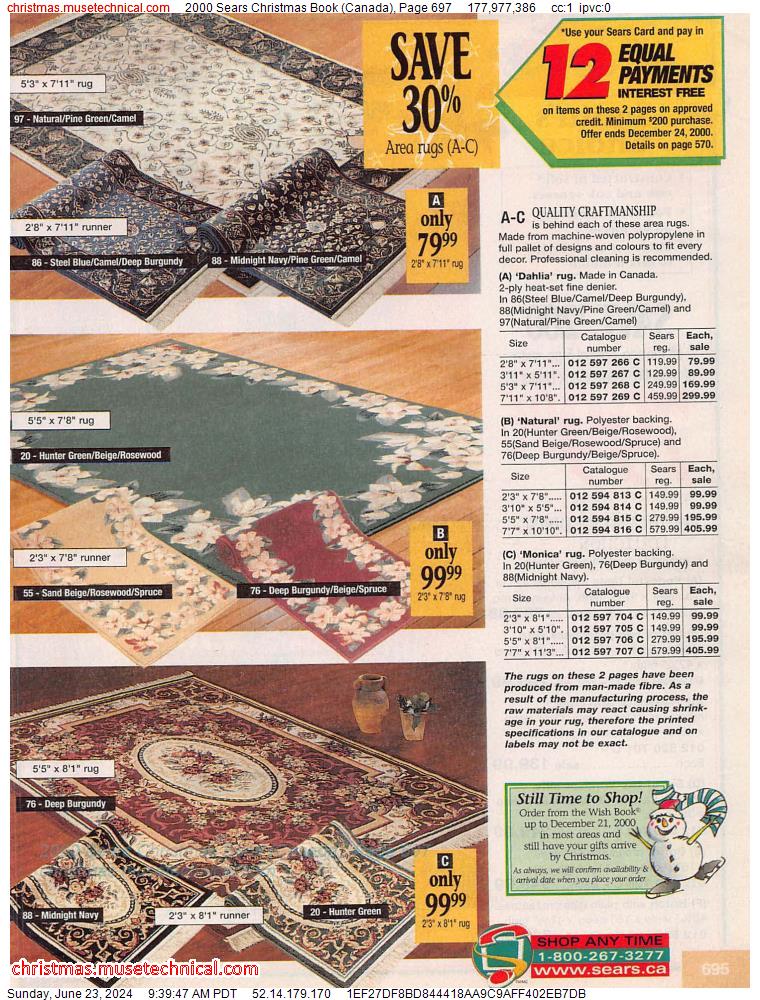 2000 Sears Christmas Book (Canada), Page 697