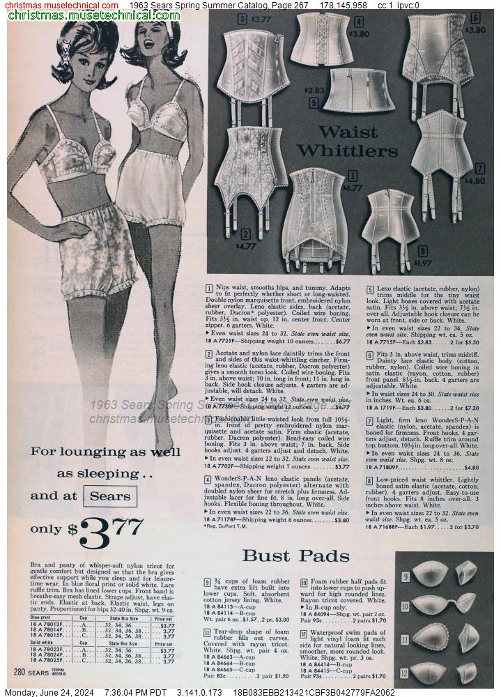 1963 Sears Spring Summer Catalog, Page 267