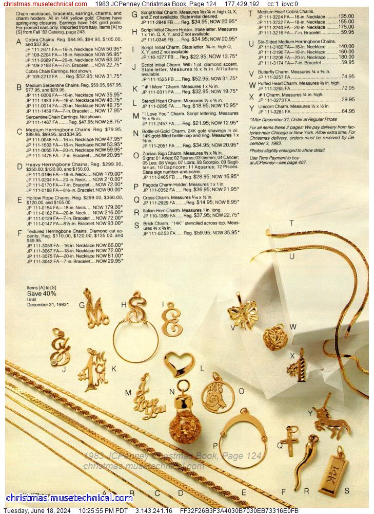 1983 JCPenney Christmas Book, Page 124