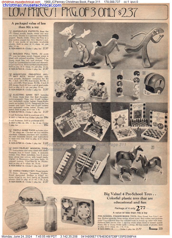 1968 JCPenney Christmas Book, Page 311
