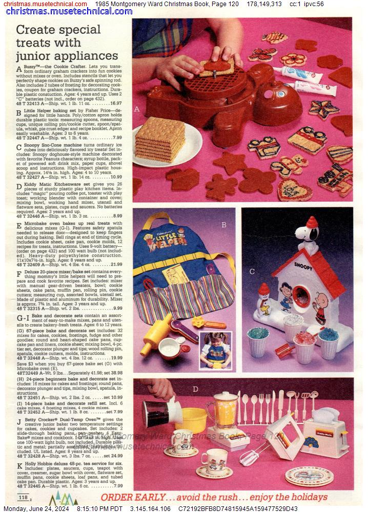 1985 Montgomery Ward Christmas Book, Page 120