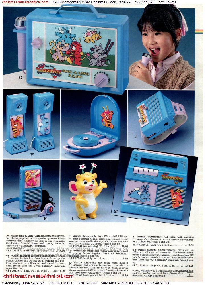 1985 Montgomery Ward Christmas Book, Page 29