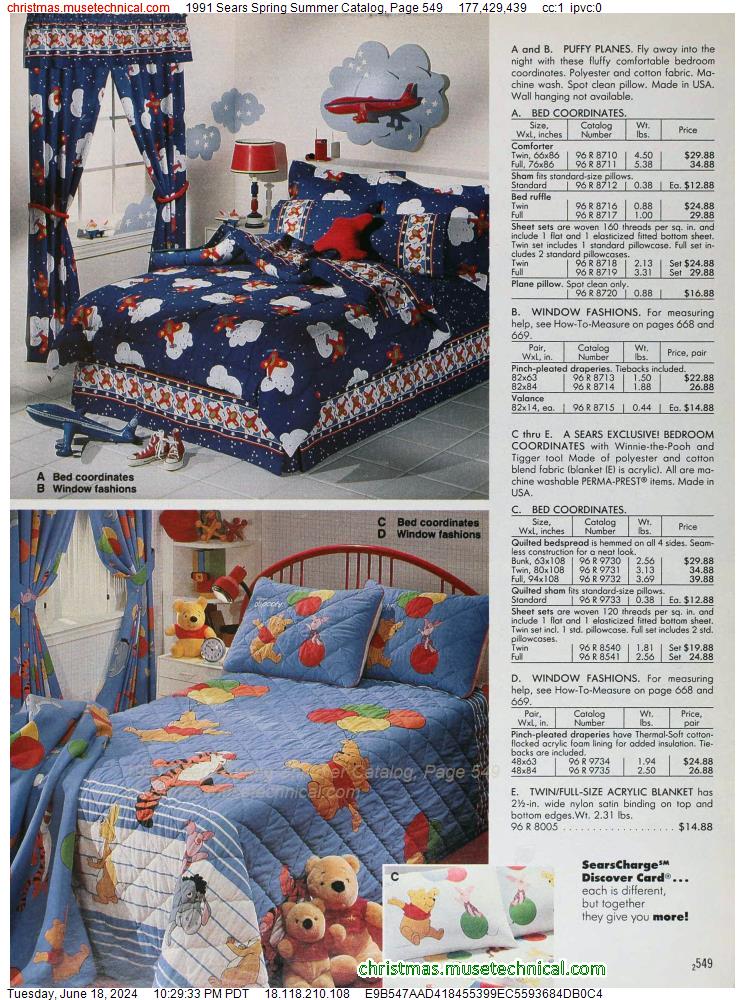 1991 Sears Spring Summer Catalog, Page 549