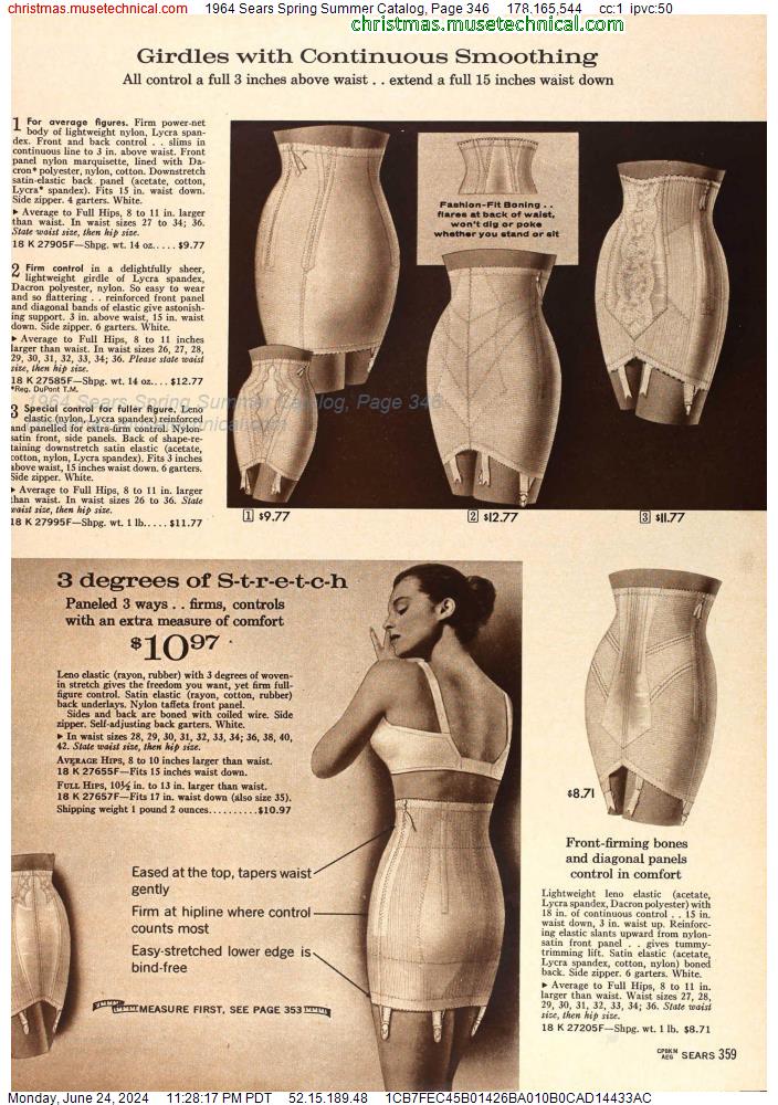 1964 Sears Spring Summer Catalog, Page 346