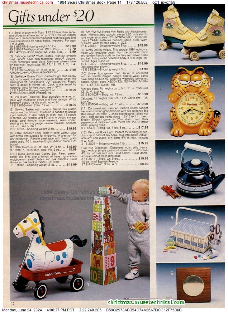 1984 Sears Christmas Book, Page 14