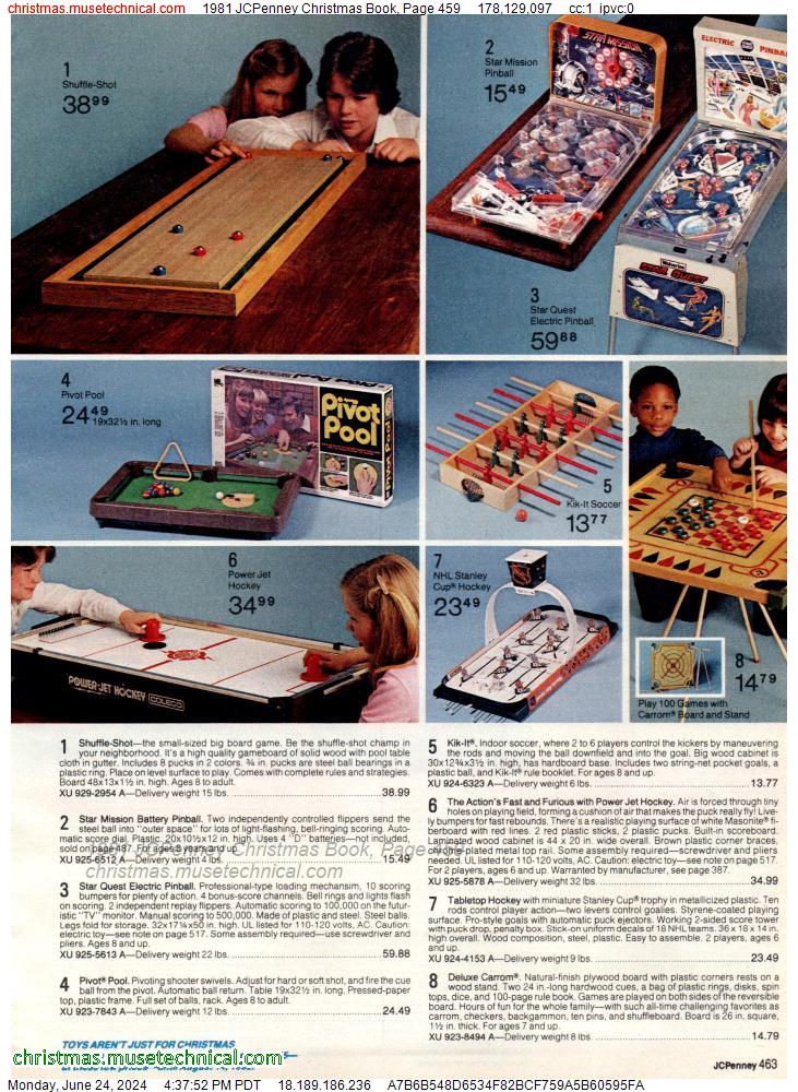 1981 JCPenney Christmas Book, Page 459