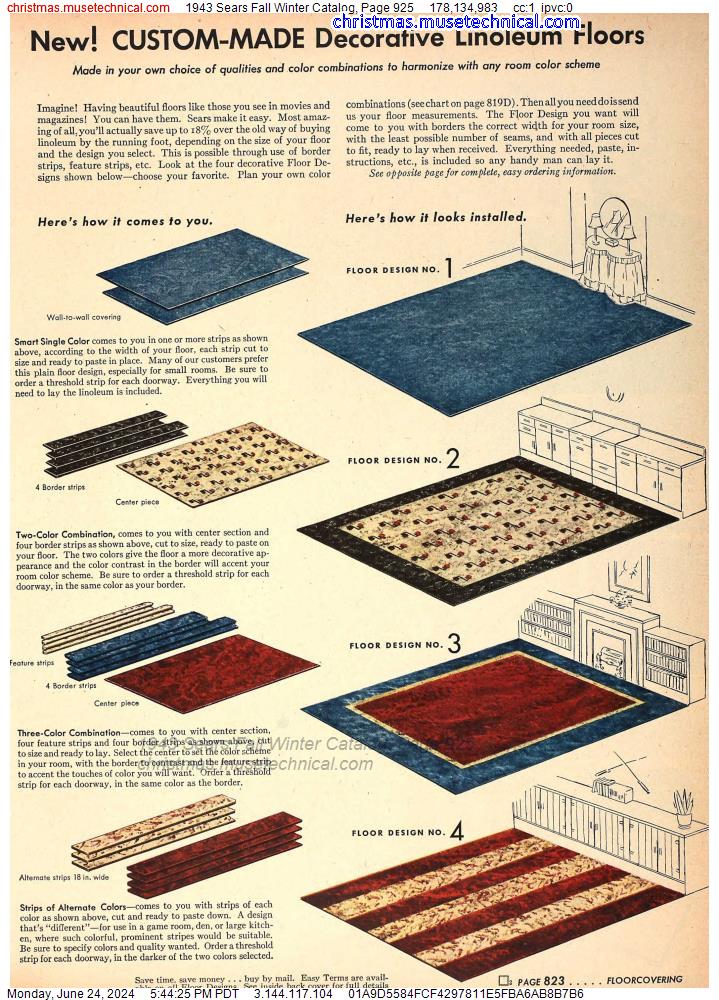 1943 Sears Fall Winter Catalog, Page 925