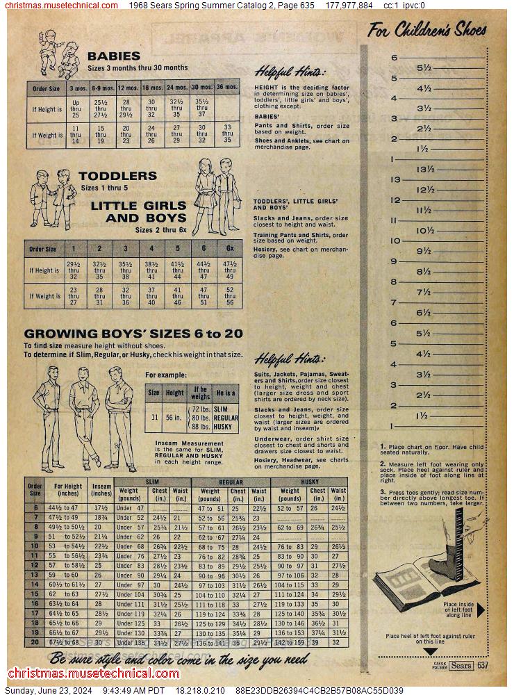 1968 Sears Spring Summer Catalog 2, Page 635