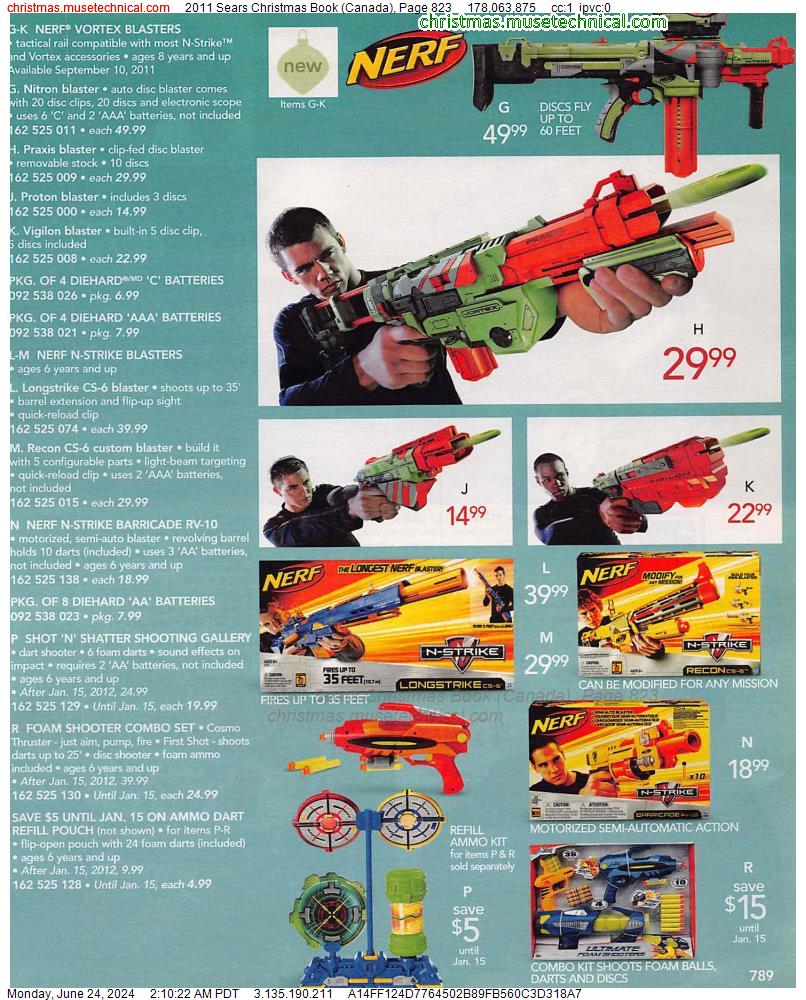 2011 Sears Christmas Book (Canada), Page 823