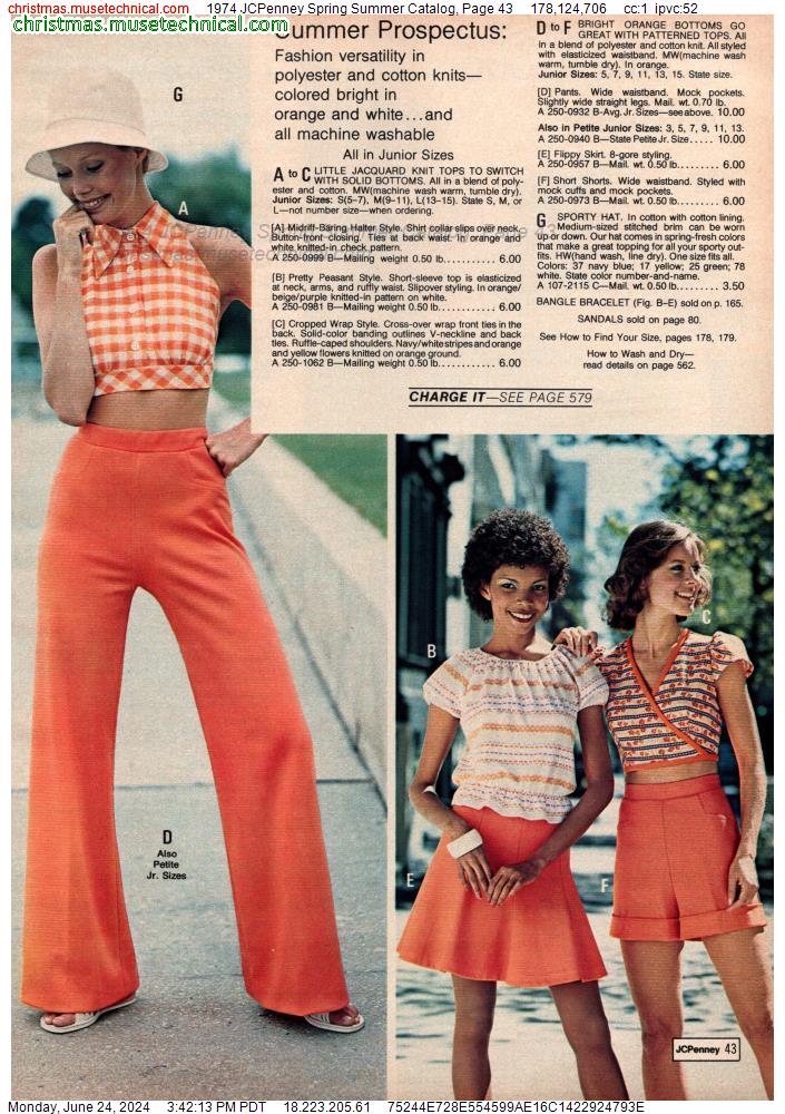 1974 JCPenney Spring Summer Catalog, Page 43