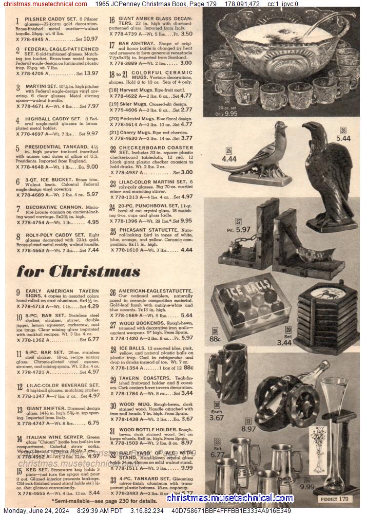 1965 JCPenney Christmas Book, Page 179