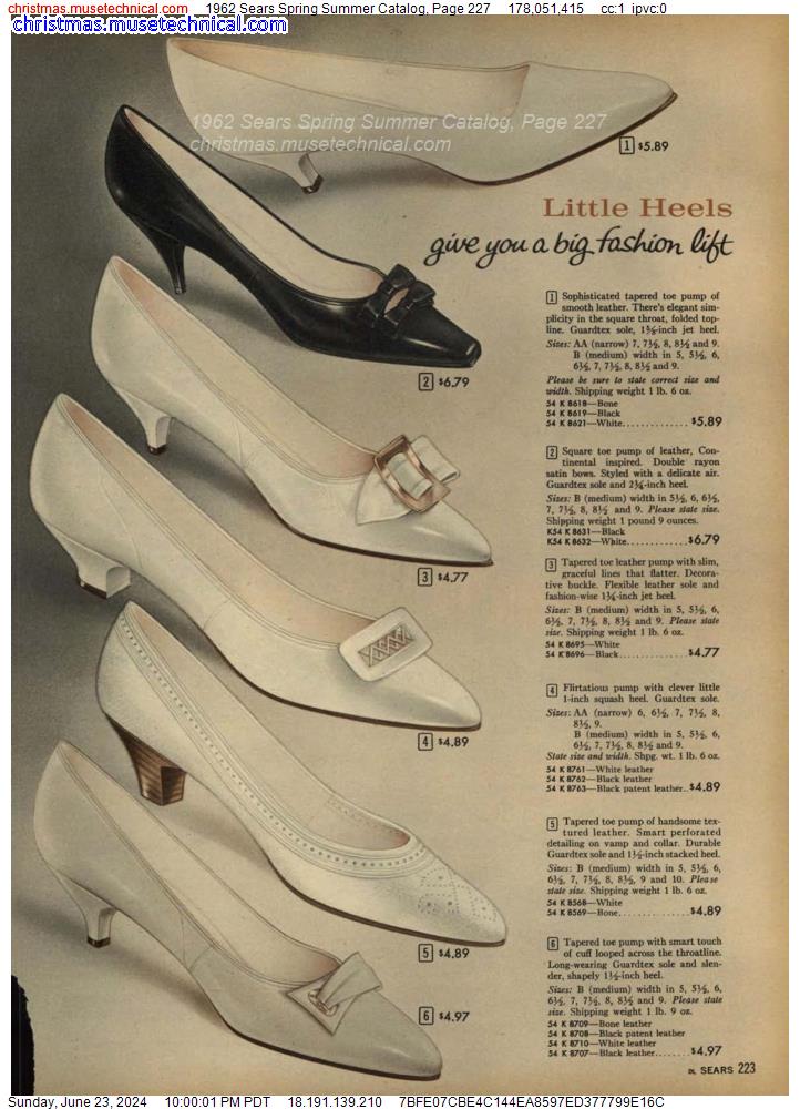1962 Sears Spring Summer Catalog, Page 227