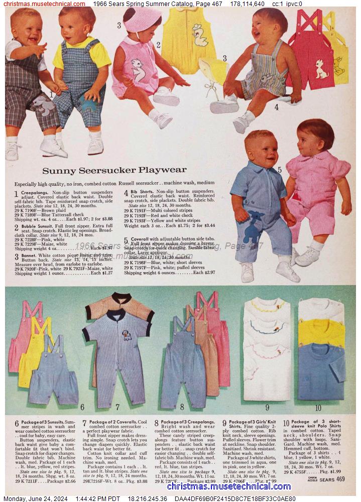 1966 Sears Spring Summer Catalog, Page 467