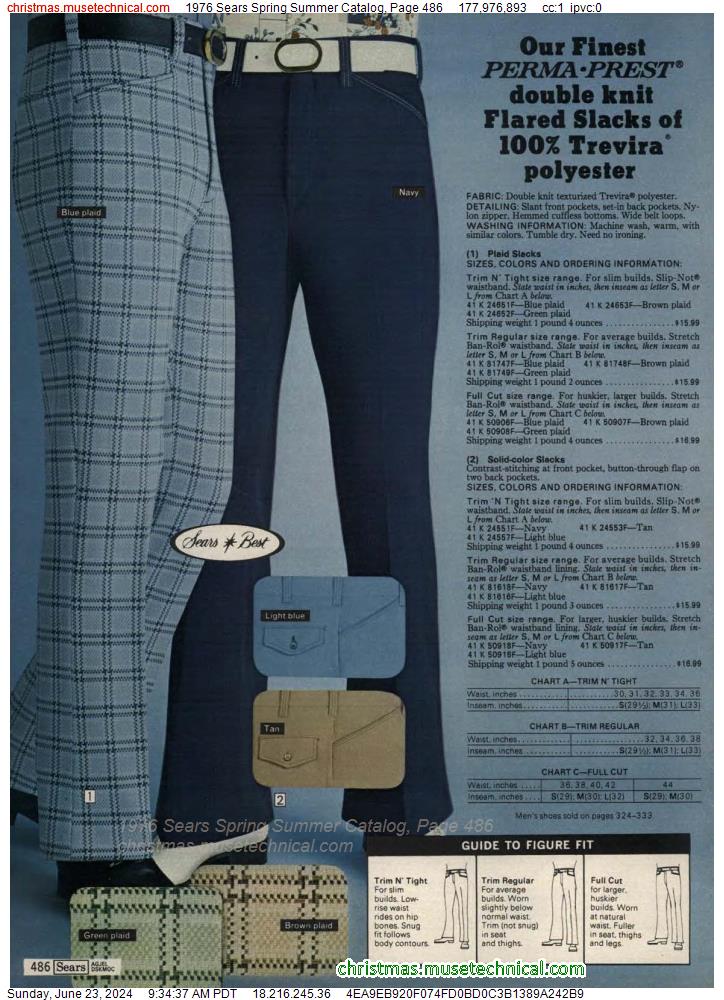 1976 Sears Spring Summer Catalog, Page 486