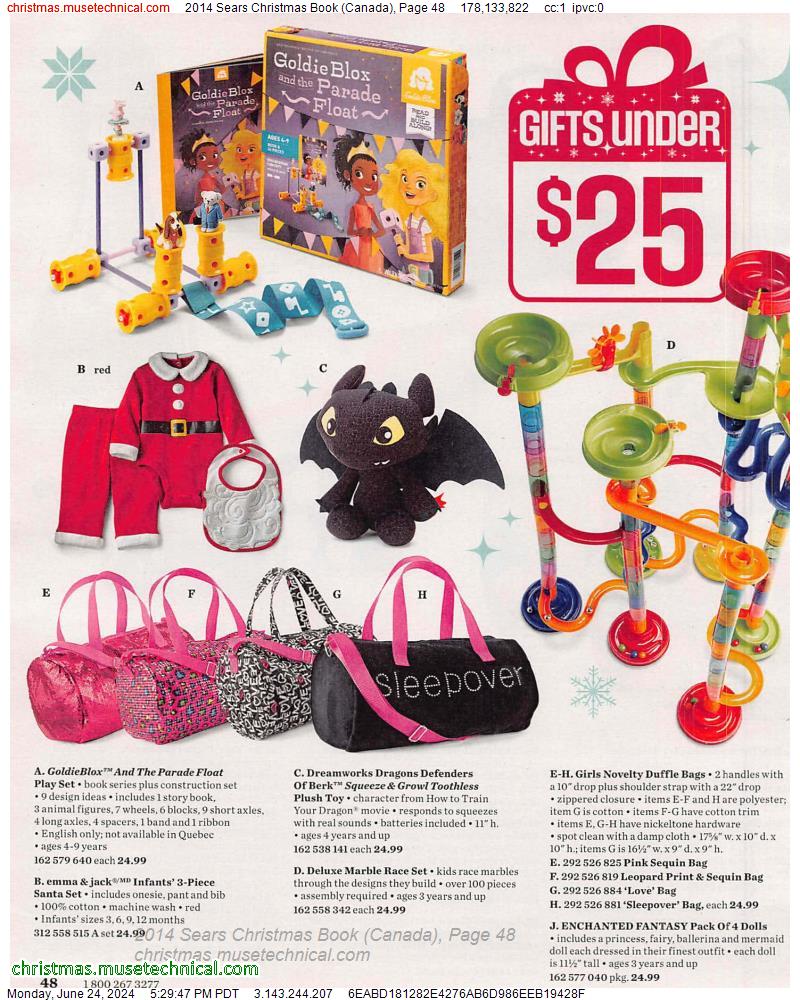 2014 Sears Christmas Book (Canada), Page 48