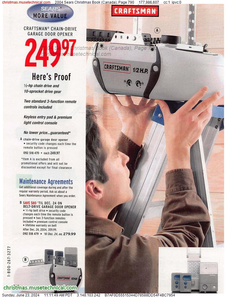 2004 Sears Christmas Book (Canada), Page 790