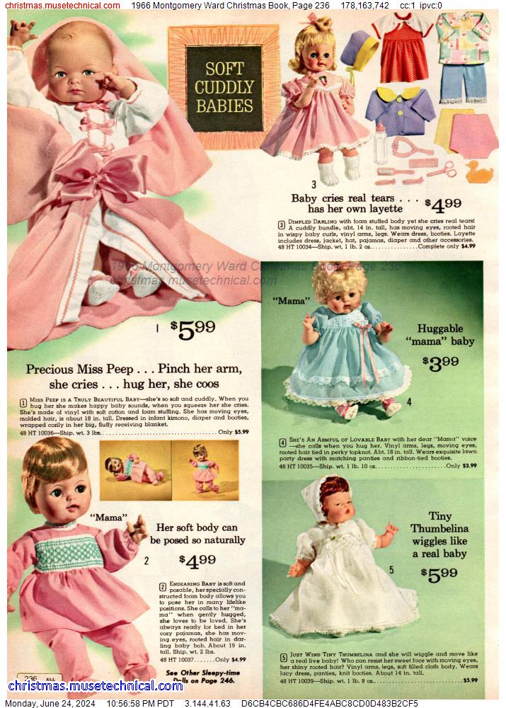 1966 Montgomery Ward Christmas Book, Page 236