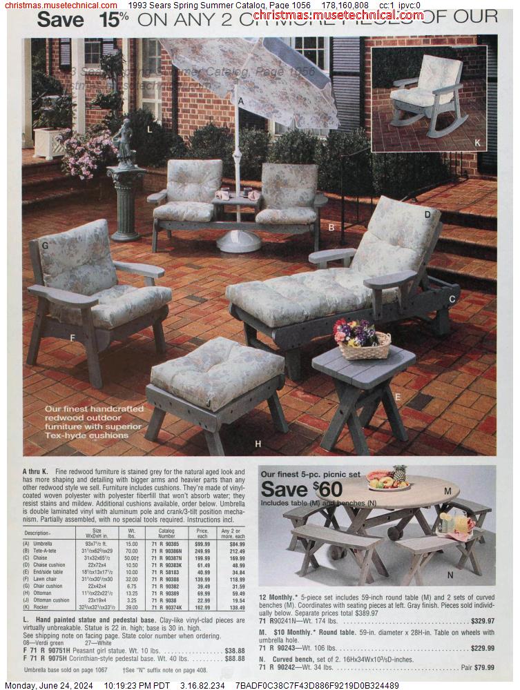 1993 Sears Spring Summer Catalog, Page 1056
