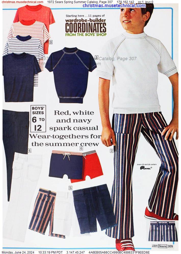 1972 Sears Spring Summer Catalog, Page 307
