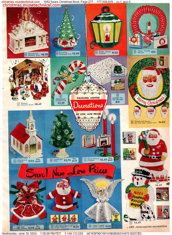 1952 Sears Christmas Book, Page 277