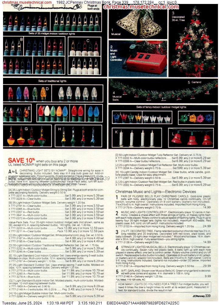 1982 JCPenney Christmas Book, Page 339