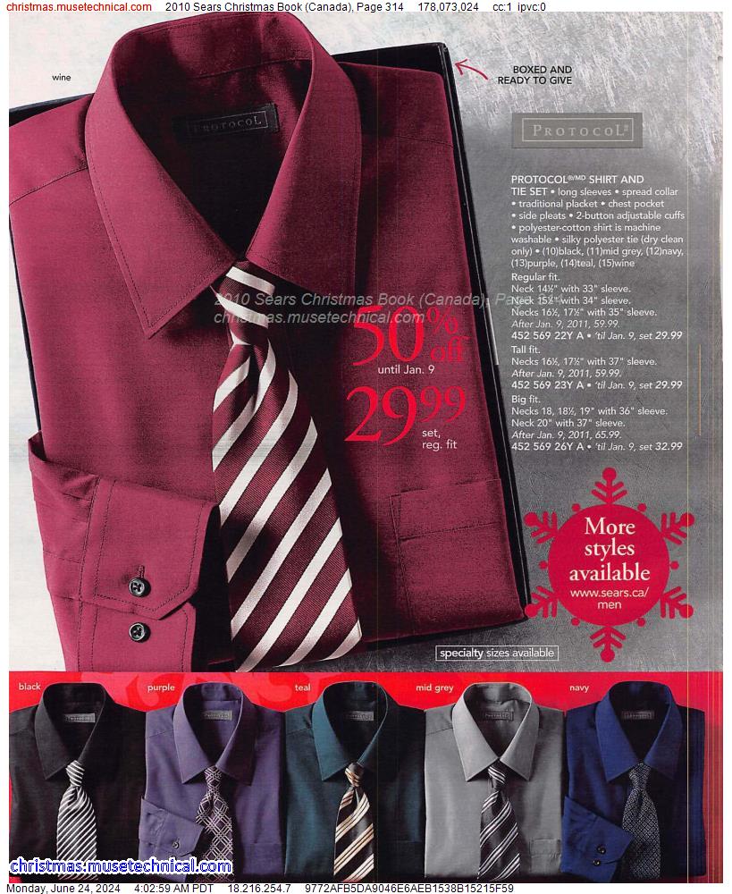 2010 Sears Christmas Book (Canada), Page 314