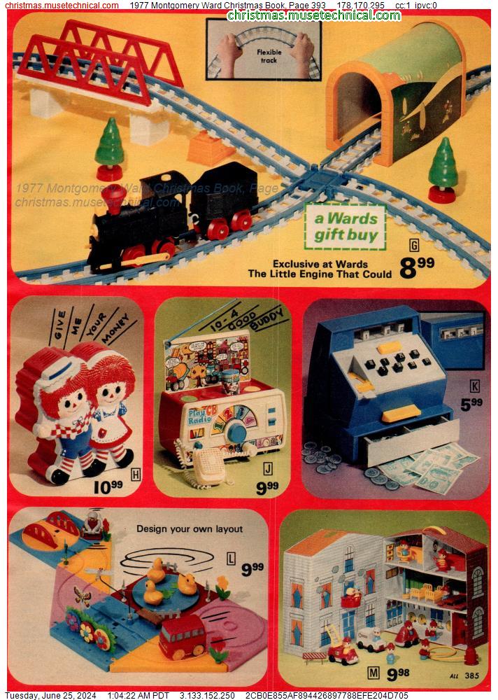 1977 Montgomery Ward Christmas Book, Page 393
