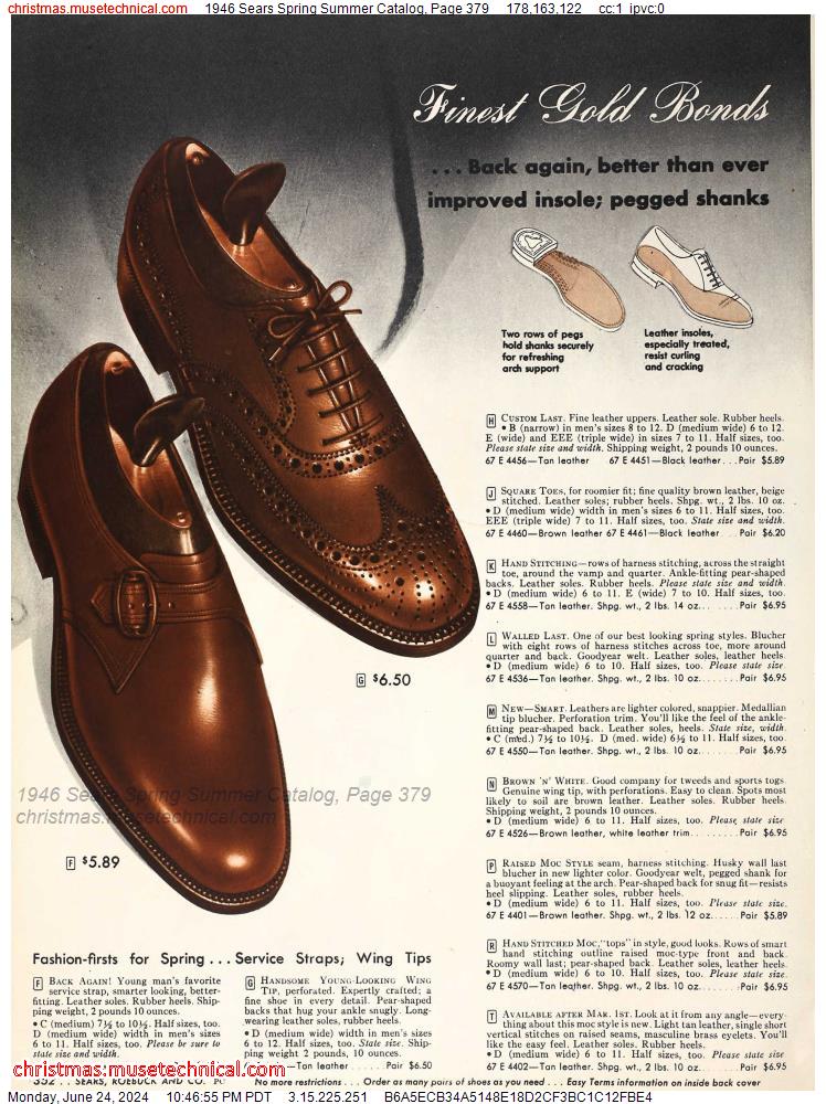 1946 Sears Spring Summer Catalog, Page 379