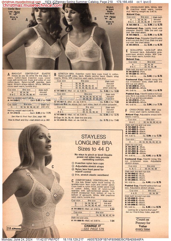 1974 JCPenney Spring Summer Catalog, Page 218