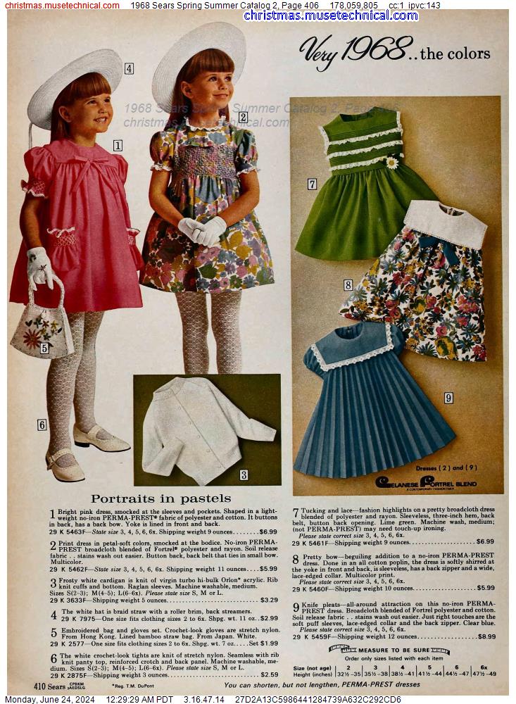 1968 Sears Spring Summer Catalog 2, Page 406