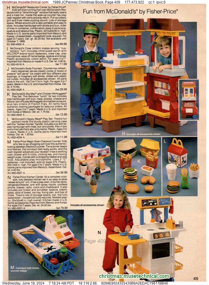 1989 JCPenney Christmas Book, Page 409