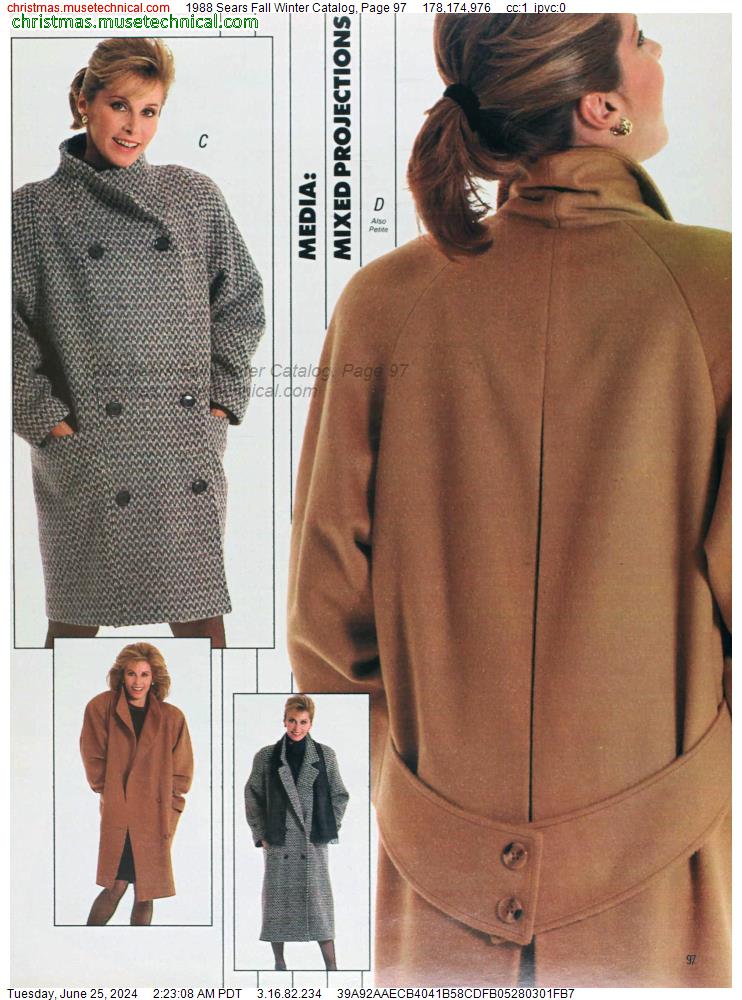 1988 Sears Fall Winter Catalog, Page 97
