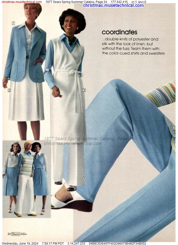 1977 Sears Spring Summer Catalog, Page 34