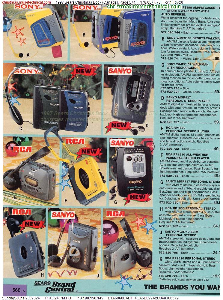 1997 Sears Christmas Book (Canada), Page 574