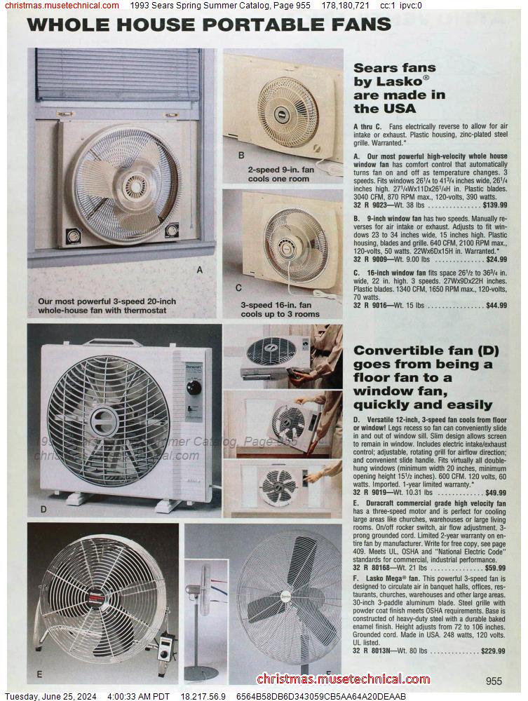 1993 Sears Spring Summer Catalog, Page 955