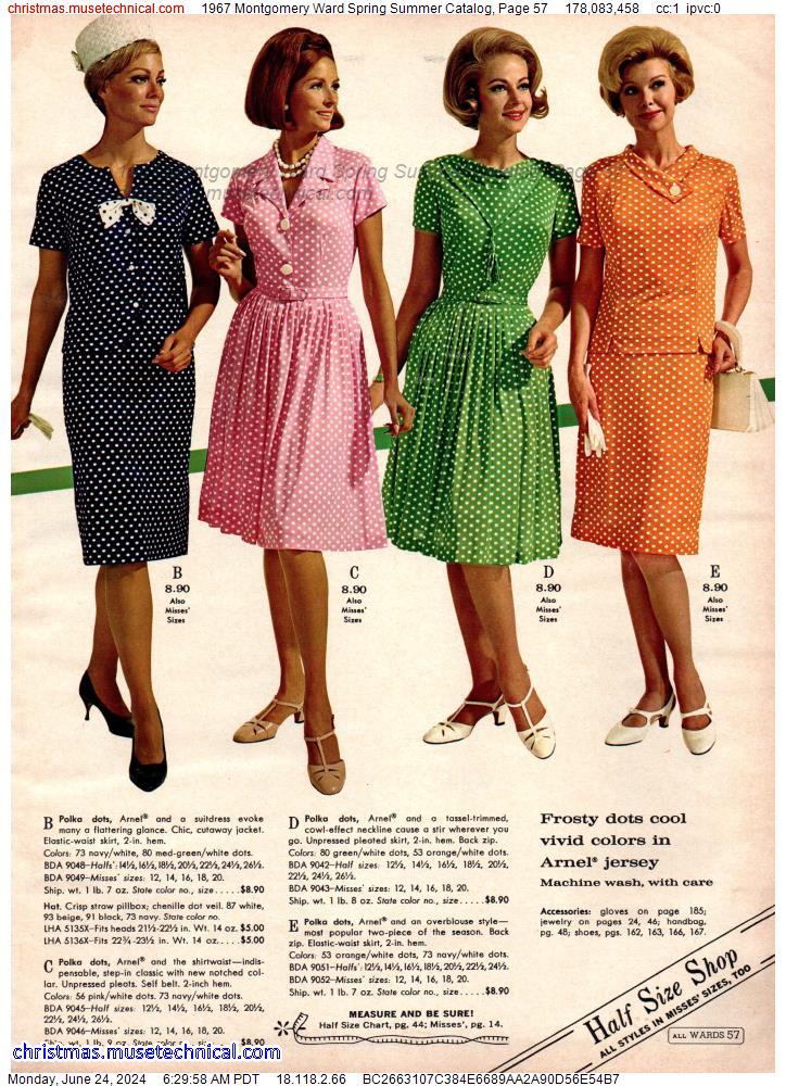 1967 Montgomery Ward Spring Summer Catalog, Page 57
