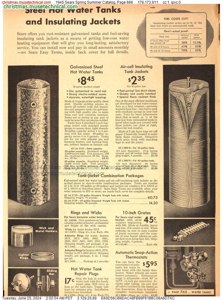 1945 Sears Spring Summer Catalog, Page 666