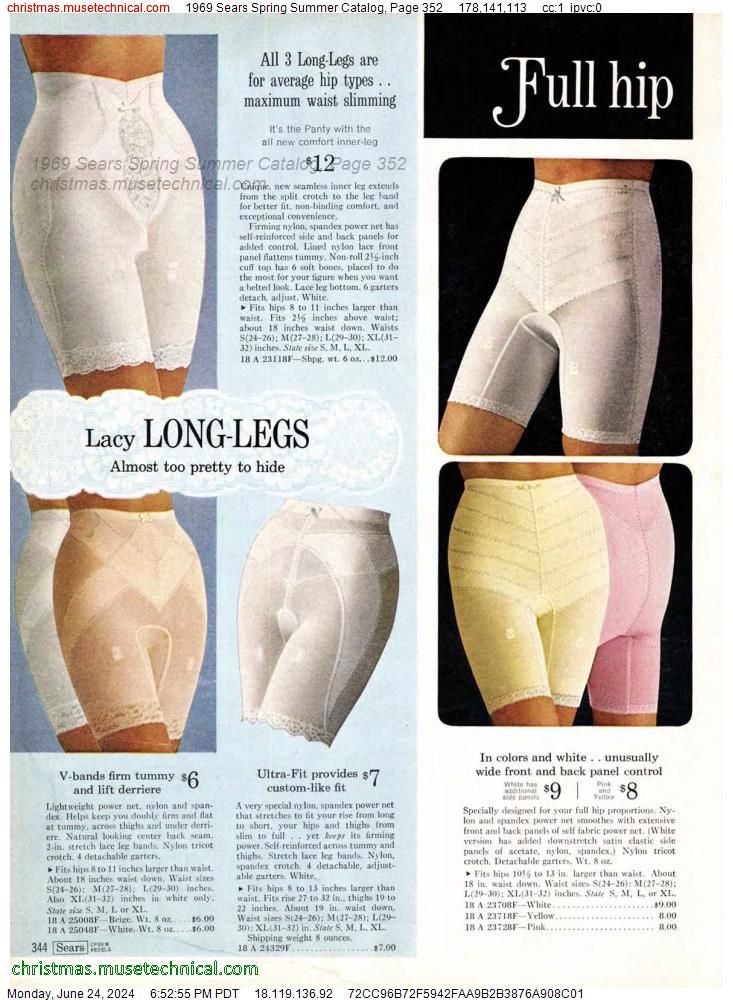 1969 Sears Spring Summer Catalog, Page 352