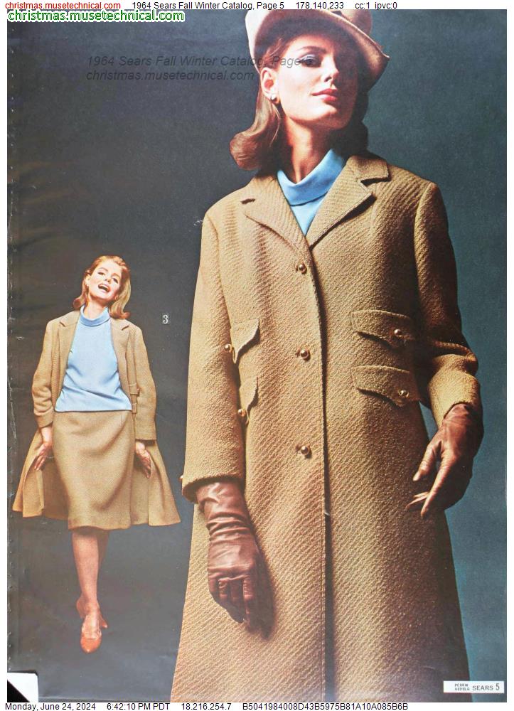 1964 Sears Fall Winter Catalog, Page 5