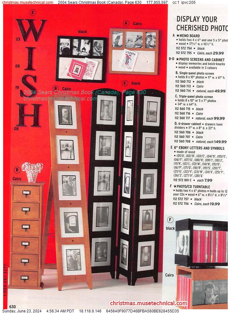 2004 Sears Christmas Book (Canada), Page 630